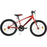 Bicicleta copii Dino Bikes MTB baieti sport rosu 20 inch, varsta 7-11 ani, inaltimea 120-145 cm, anvelope gonflabile, frana de mana pe roata fataspate, claxon pe ghidon, cric - 2
