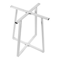 Suport blat masa, Mulbe, Alb, 70x70x73 cm - 1