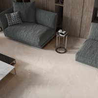Gresie portelanata Lagom Sand 60 x 120 cm mata rectificata tip marmura pentru interior si exterior - 3