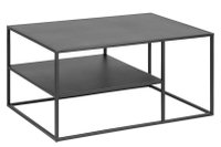 Masuta de cafea Newton, negru mat, metal, 90 x 60 x 45 cm - 2