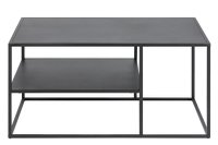 Masuta de cafea Newton, negru mat, metal, 90 x 60 x 45 cm - 3