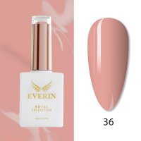 Oja Semipermanentă Everin Royal Collection 10 ml – 36 Royal Nude Rose | Roz Nude Cald - 1