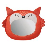 Oglinda auto pentru bebelusi FreeON, model Fox Orange, cu vedere 360 grade - 1