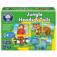 Joc educativ Jungle Heads Tails (RO-EN) pentru copii - 1