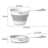 Cadita pliabila bebe Little Mom cu suport metalic, pernuta anatomica, termometru si accesorii Albastru - 3