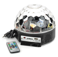 Proiector Disco Led Magic Ball Light cu telecomanda si Redare Audio MP3 - 1