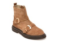 Ghete EPICA maro 816706 din piele intoarsa pentru femei - 1