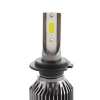 Set 2 LED-uri Auto Techstar® V6, H7, 40w, 4000 Lumeni, 6500K, AUTO, 12-24 Volti, COB, Canbus, Radiator Aluminiu - 5
