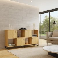 Consola Paola culoare stejar 160x85x40 cm - 1
