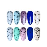 Top Coat- Black Dots Everin 15ml - 1