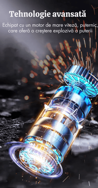 Aspirator Auto Wireless 4 in 1 N2L Store®, 10000 PA, Motor Brushless, 50000 RPM, Suflare/Vacuum, HEPA - 1