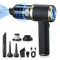 Aspirator Auto Wireless 4 in 1 N2L Store®, 10000 PA, Motor Brushless, 50000 RPM, Suflare/Vacuum, HEPA - 3