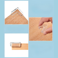 Set 4 protectii transparente pentru colturi 18x400x11x15x4 - 3