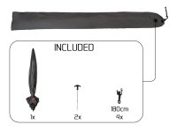 Umbrela Delphin ATOMA RaceShad, 250cm - 7
