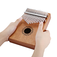 Kalimba din Mahon cu 17 Note - Instrument Muzical Mini-Pian - 1