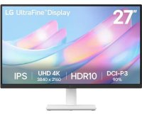 Monitor LED IPS LG 27US500-W de 27 inch, rezolutie UHD (3840 x 2160), cu HDMI si DisplayPort (Alb) - 1