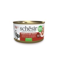 SCHESIR Complementary In Jelly, Ton și Cambula, conservă hrană umedă pisici, (în aspic), 70g - 2