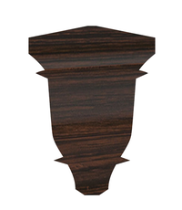 Colt interior pentru plinta Korner LP52.1 439, wenge - 1