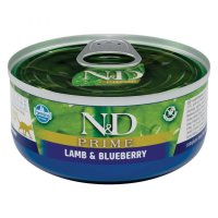 N&D Prime, Miel și afine, conservă hrană umedă fără cereale pisici, (în sos), 70g - 2