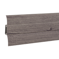 Plinta PVC pentru parchet laminat Korner LP62 2500 x 62 x 23 mm stejar inchis Millennium - 1