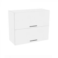 Corp suspendat 80 YANA, 2 usi rabatabile, corp alb, fronturi alb, 80x30x60 cm - 1