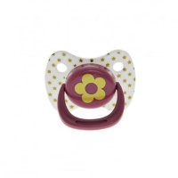 Suzeta latex rotunda Minut Baby 12 + bordo - 4