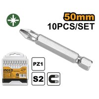 Set Biti PZ3 Lungi 10buc INGCO SDB11PZ323 - Performanta si Durabilitate - 1