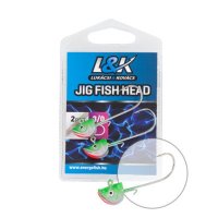 Cap de Jig L&K Fish Head 6g cu Carlig Nr. 5/0 - 1