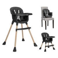 Scaun de masa Lorelli Vanilla 3 in 1, negru, 6 luni-6 ani, max. 26 kg - 1
