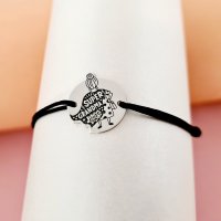 Bratara Personalizata Super Grandma din Argint 925 cu Snur Reglabil - 1
