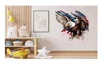 Sticker decorativ, Vultur American, Multicolor, 60 cm, 1270STK-5 - 2