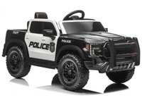 Masinuta electrica Police P5 pentru copii, 4 motoare de 45W, acumulator 12V7Ah, telecomanda 2.4G, scaun din piele, roti EVA, lumini LED, bluetooth, USB, card micro SD, intrare MP3 - 1