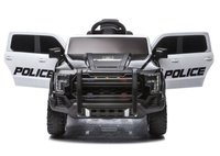 Masinuta electrica Police P5 pentru copii, 4 motoare de 45W, acumulator 12V7Ah, telecomanda 2.4G, scaun din piele, roti EVA, lumini LED, bluetooth, USB, card micro SD, intrare MP3 - 5