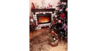 Semineu electric Nazary nuc & Mirabella, Art Flame, 1136x1328x375 mm, 1950W - 5