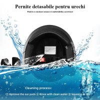 Casca Moto/Scuter FIXATO Italia, Viziera Dubla, Protectie UV, marime universala 56-62cm, Gr - 2