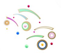 Decoratie mobil lemn Cosmos Djeco - 1