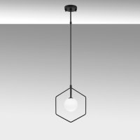 Lustra Geometri - 11075 Negru/Alb - 3
