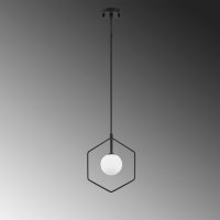Lustra Geometri - 11075 Negru/Alb - 6