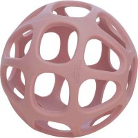 Minge din silicon pentru dentitie Free2Play - Pink, 11 cm, Sigura si educativa pentru bebelusi - 1