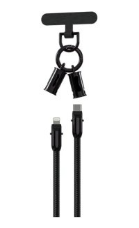 Cablu de date Type C la Lightning 30W cu curea si conexiune magnetica Andowl Q SJ16B - 1
