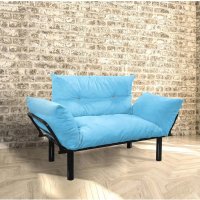 Canapea Homs 2 locuri turqoaz pentru un decor modern - 1
