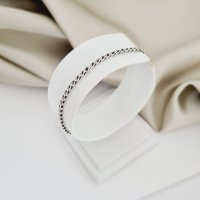 Bratara cromatica - Model cu lant impletit cu Zirconii - Argint 925 - 1