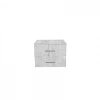 Noptiera ALMA cu 2 Sertare din Pin Antichizat, Dimensiuni 50x30x42 cm - 1