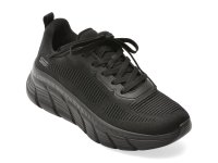 Pantofi sport SKECHERS negri, BOBS B FLEX HI, din material textil - 1