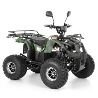 ATV electric Kinder EcoHercules 1200W 60V 20Ah cu COC, omologare rutiera, Army Green - 1