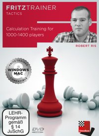 DVD: Antrenament de Calcul pentru jucători de 1000 - 1400 - Robert Ris - 1