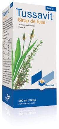 Sirop Tussavit pentru Tuse 250ml - Montavit - 1