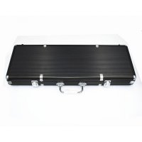 Servieta de poker din aluminiu pentru 500 jetoane - Negru - 1