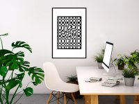 Poster - Op Art, cu Ramă neagră, 20x30 cm - 2