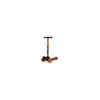Lionelo Timy Trotineta Ultrapliabila pentru Copii, Portocalie/Neagra, 50 Kg, Luminile LED, Design Ergonomic - 1